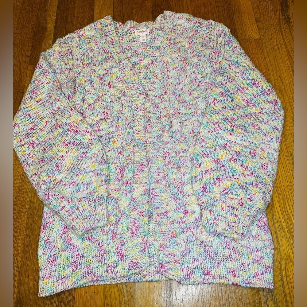 Cat & Jack Multicolor Knit Cardigan – Size XL (14/16)